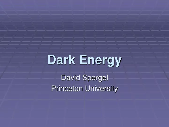 dark energy