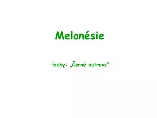 melan sie