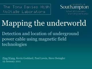 Mapping the underworld