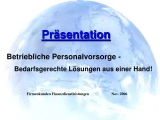 pr sentation