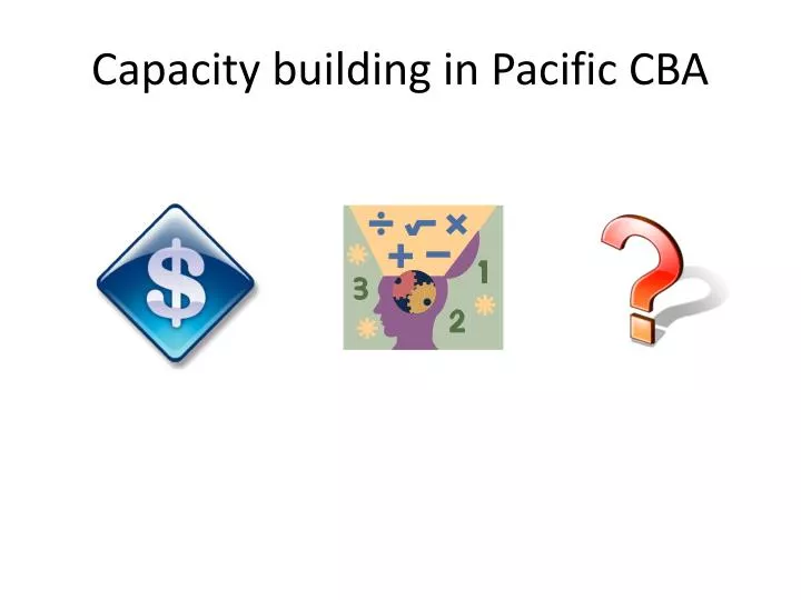 capacity building in pacific cba