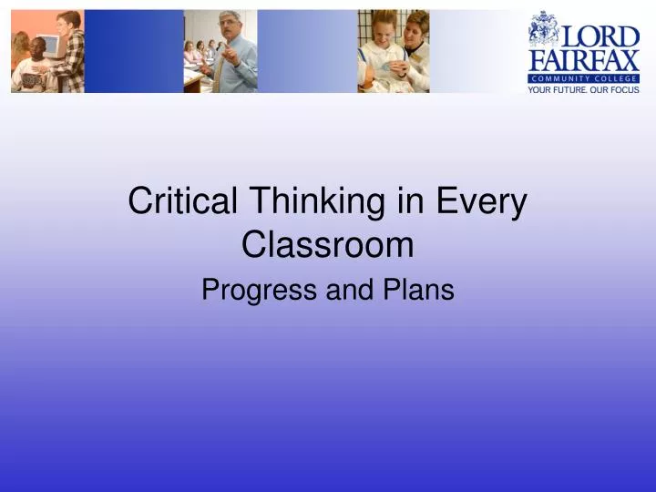 critical thinking in every classroom