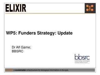 WP5: Funders Strategy: Update