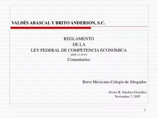 vald s abascal y brito anderson s c
