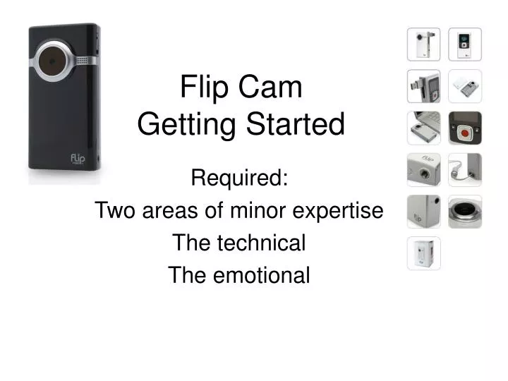 flip cam getting started