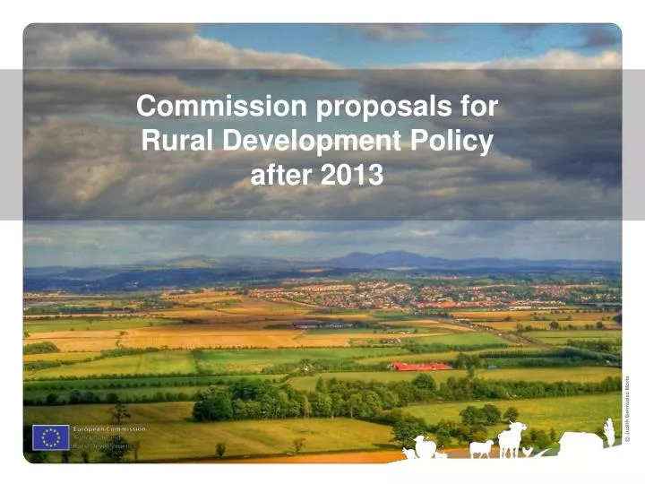 commission proposals for rural development policy after 2013