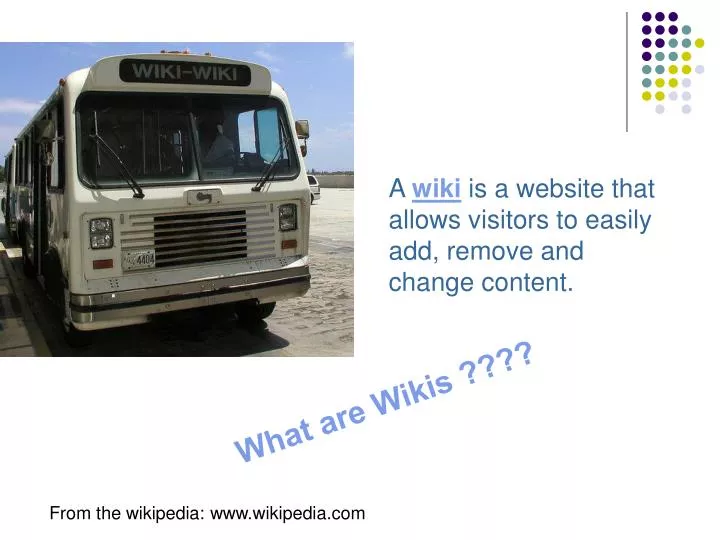 welcome to wikis