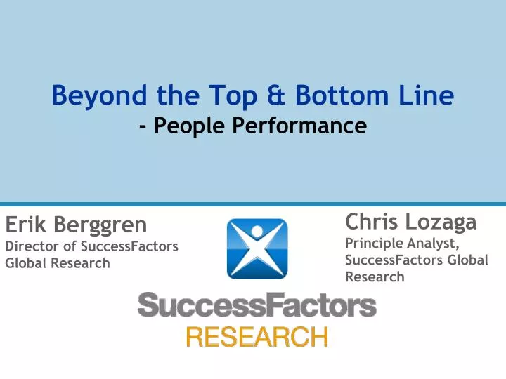 beyond the top bottom line people performance