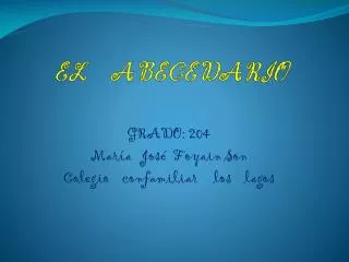 el abecedario