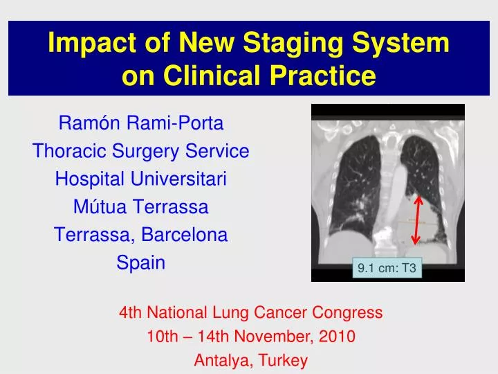 impact of new staging system on clinical practice