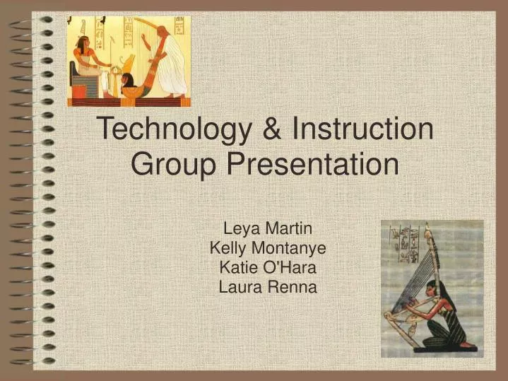 technology instruction group presentation