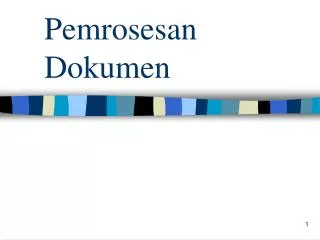 pemrosesan dokumen