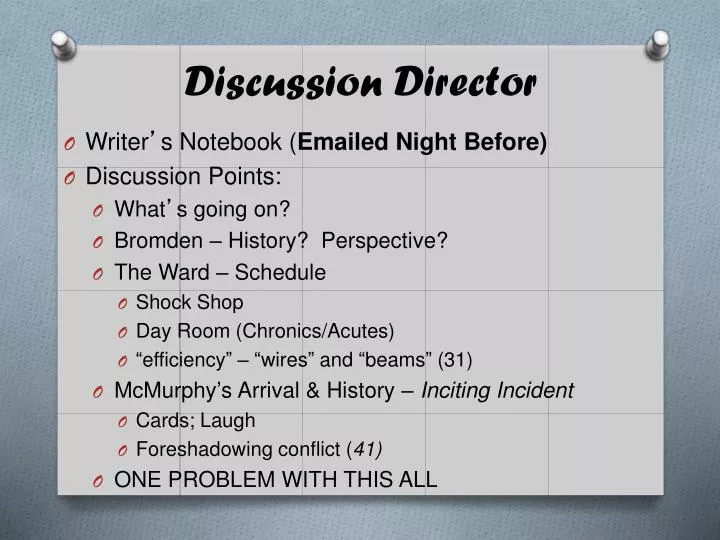 discussion director