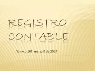 n mero 187 marzo 5 de 2014