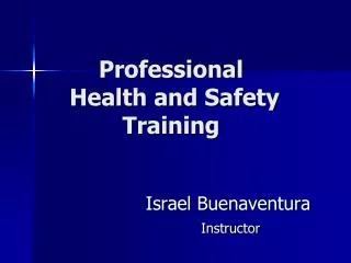 Professional Health and Safety Training