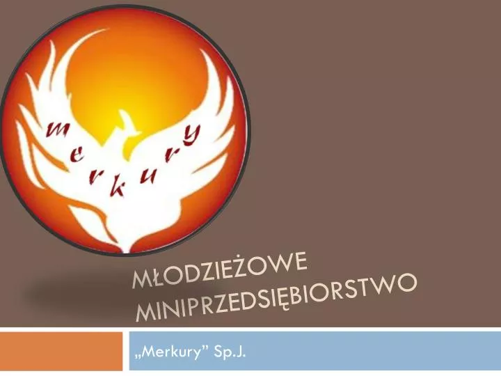 m odzie owe miniprzedsi biorstwo