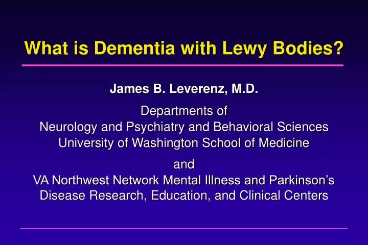what is dementia with lewy bodies