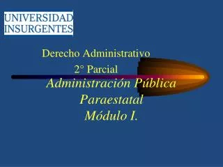 administraci n p blica paraestatal m dulo i