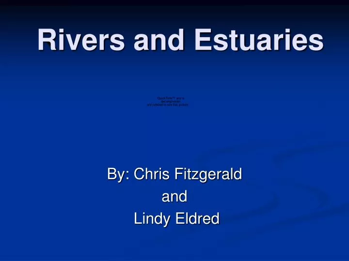 rivers and estuaries