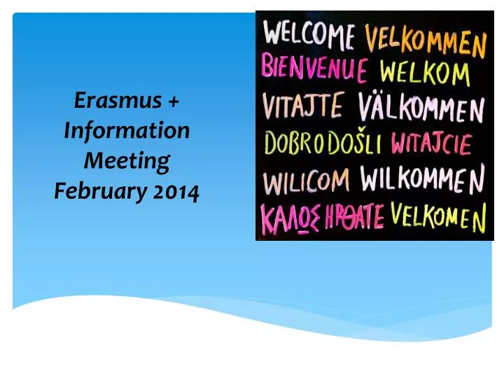 erasmus information meeting february 2014