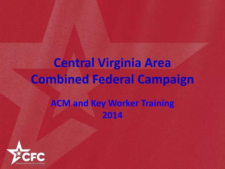 central virginia area combined federal campaign