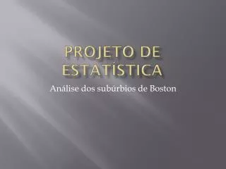 projeto de estat stica