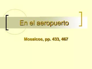 en el aeropuerto