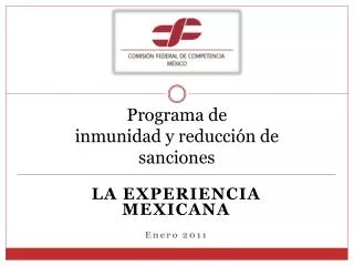 programa de inmunidad y reducci n de sanciones