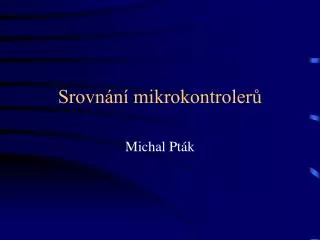 srovn n mikrokontroler