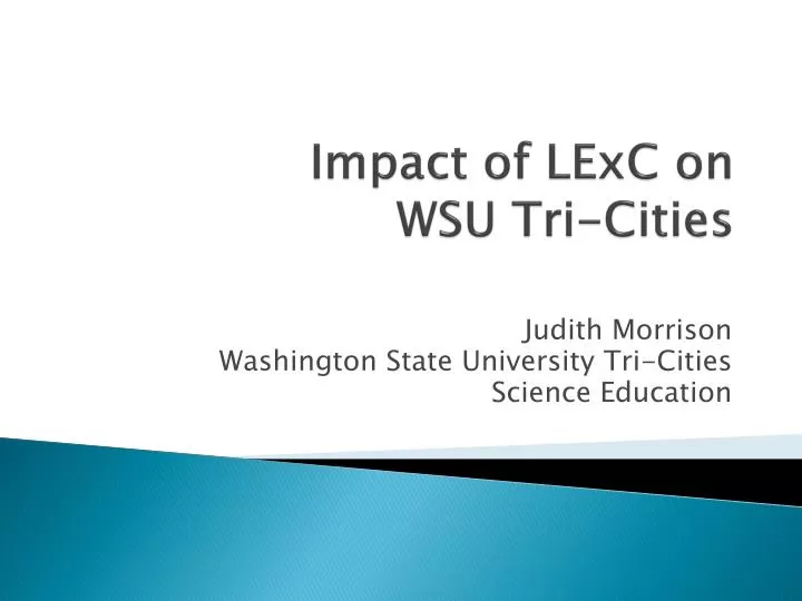 impact of lexc on wsu tri cities