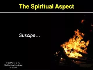 The Spiritual Aspect