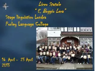 Stage linguistico Londra Purley Language College