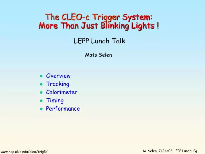 the cleo c trigger system more than just blinking lights lepp lunch talk mats selen