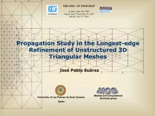 Propagation Study in the Longest-edge Refinement of Unstructured 3D Triangular Meshes