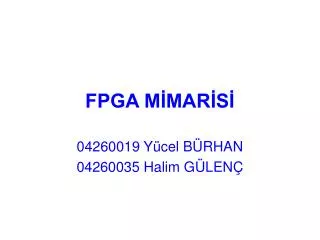 fpga m mar s