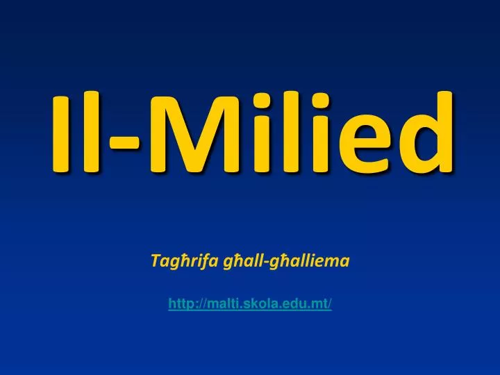 il milied