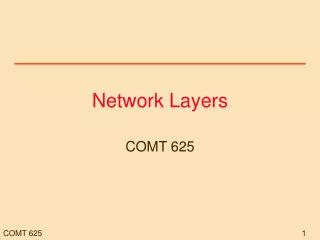 Network Layers