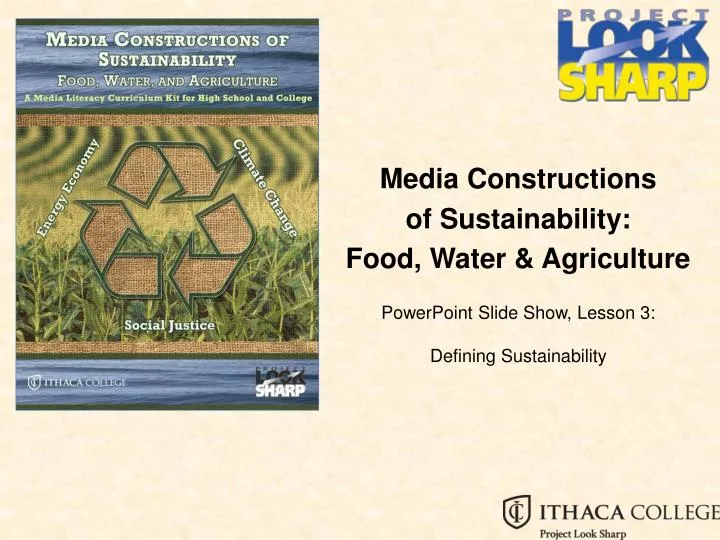 media constructions of sustainability food water agriculture