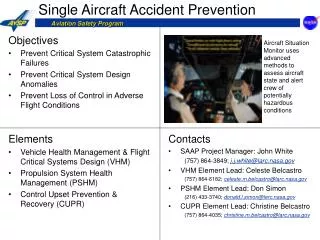 Single Aircraft Accident Prevention