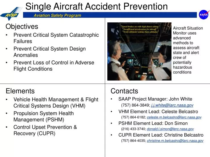single aircraft accident prevention