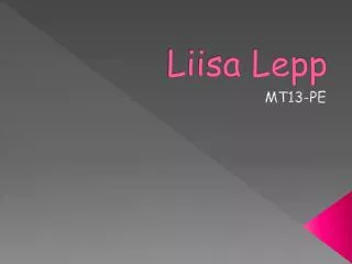 liisa lepp