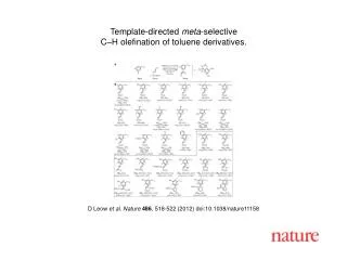 D Leow et al. Nature 486 , 518-522 (2012) doi:10.1038/nature11158