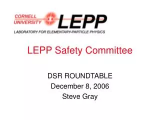 LEPP Safety Committee