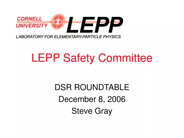 lepp safety committee