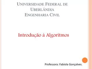 universidade federal de uberl ndia engenharia civil