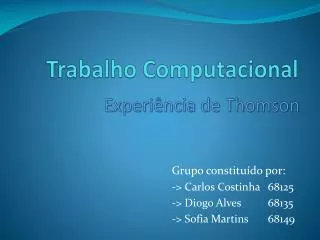 trabalho computacional