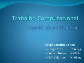 trabalho computacional