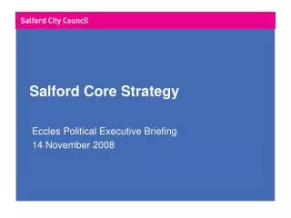 Salford Core Strategy
