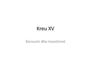 kreu xv