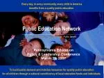 Public Education Network - slide 1